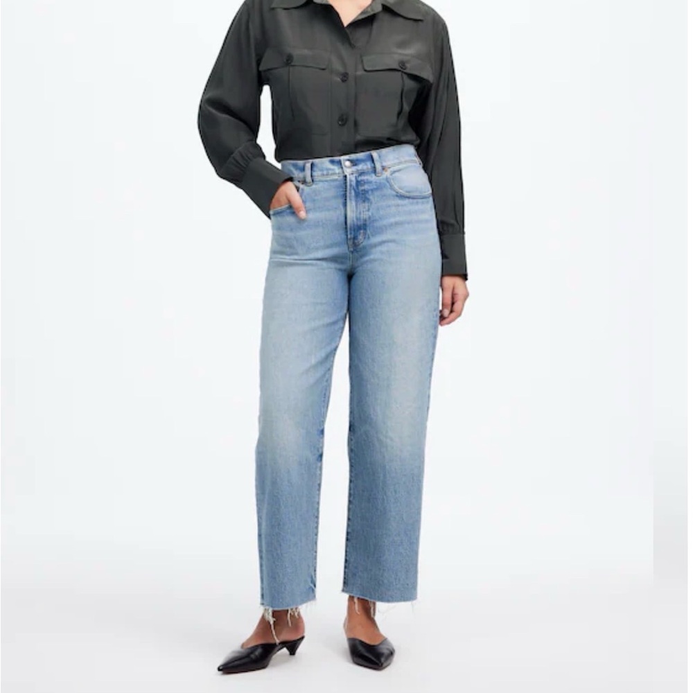 Madewell The Perfect Vintage Wide-Leg Crop Jean